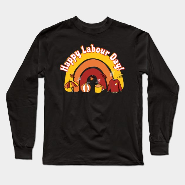 Labour Day Long Sleeve T-Shirt by faiiryliite